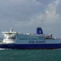 DFDS Seaways Fähre auf dem Weg nach Dünkirchen