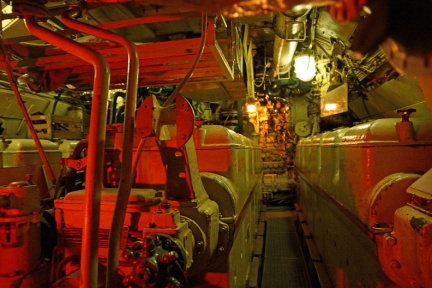 Maschinenraum vom U-Boot B-821