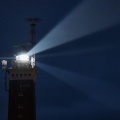 Helgoländer-Leuchtturm in Aktion
