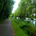 Kanal parallel zur Garonne