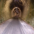 Ehemaliger Bahntunnel ist nun ein Radweg 